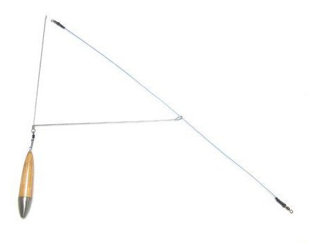 全遊動L型スリムてんびん　Ver.2　 (2個入り）T-LZU29/1.2mm/190mm