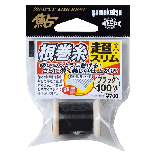 樂天商城 - がまかつ　根巻糸スーパースリム　100m