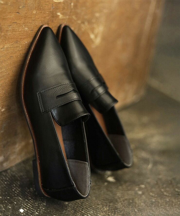 楽天市場】ポインテッドトゥ（ローファー｜レディース靴）：靴の通販