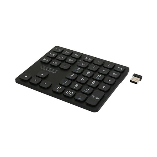 ナカバヤシ ミヨシ2.4GHz 方向キー付きワイヤレステンキー ブラック TEN24G02 / BK 1個 ナカバヤシ ミヨシ2.4GHz 方向キー付きワイヤレステンキー ブラック TEN24G02 / BK 1個