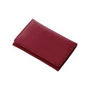 【まとめ買い セット販売】 レイメイ藤井 メモホルダー付名刺入(合皮製)ワイン GLN1054Z 【×2セット】