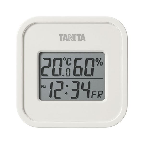 タニタ デジタル温湿度計(小型) アイボリー 22422209