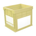 国盛化学【プラス 事務用品 PLUS 文具 オフィス用品 文具】 チック折畳みコンテナ パタコン N-134 イエロー 50681-N134-YE 1個 日用品雑貨・文房具・手芸 文房具・事務用品 文具 オフィス用品 文房具 事務用品 コンテナ