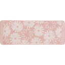 【2個セット お徳用セット】 ルックス キッチンマット シュクレ 約45×120cm ピンク 【お徳用 まとめ買い お買い得 業務用 割引 セット販売】 キッチン用品・食器・調理器具 日用雑貨・キッチン用品 キッチン 食器 キッチンマット