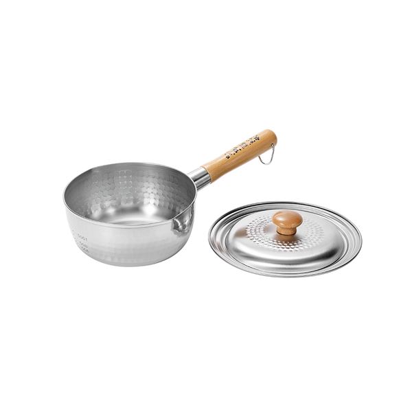 燕人の匠 桜吟 ステンレスゆきひら鍋18cm 蓋付き OGS-500 【 キッチン用品・食器・調理器具 日用雑貨・キッチン用品 キッチン 鍋・フライパン 圧力鍋 】