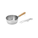 燕人の匠 桜吟 ステンレスゆきひら鍋18cm トング付き OGS-501 【 キッチン用品・食器・調理器具 日用雑貨・キッチン用品 キッチン 鍋・フライパン 圧力鍋 】