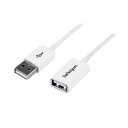 StarTech.com USB2.0延長ケーブル 1m A (オス)-A (メス) ホワイト USBEXTPAA1MW 1本 【×5セット】 【お徳用 まとめ買い お買い得 業務用 割引 セット販売】(2)