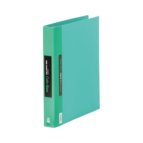 【キングジム 事務用品 KING JIM 】 クリアーファイル カラーベース 差し替え式 A4タテ 30穴 15ポケット付属 背幅40mm 緑 139W-G1セット （5冊） 文房具・事務用品 文具 オフィス用品 文房具 事務用品 ファイル・バインダー クリアケース・クリアファイル