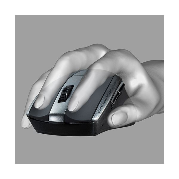 サンワサプライ 静音BluetoothブルーLEDマウス 5ボタン ブラック MA-BTBL167BK 1個 【×3セット】 【お徳用 まとめ買い お買い得 業務用 割引 セット販売】