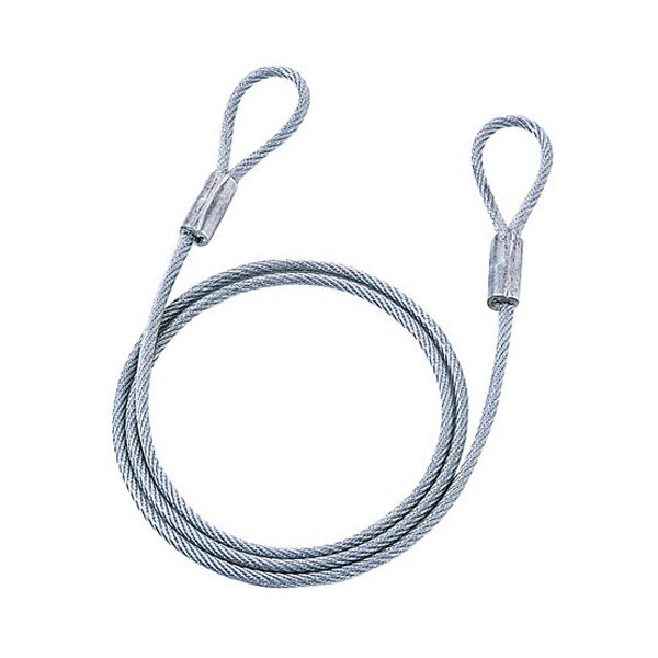 サンワサプライ eセキュリティ （ワイヤー ・ 長さ1.5m ・ 直径6.0mm） SLE-4WN 1個 【×2セット】 【 ..
