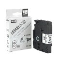【5セット お徳用セット】 MAX ラミネートテープ 8m巻 幅6mm 黒字・透明 LM-L506BC LX90105X5 【お徳用 まとめ買い お買い得 業務...