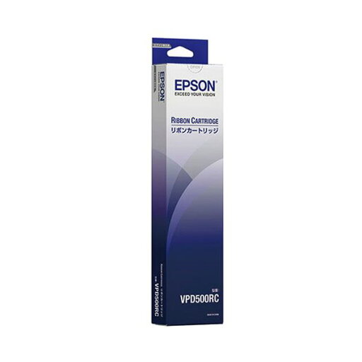 EPSON 純正品 エプソン リボンカートリッジ 黒 VPD500RC 1本 【×3セット】 【お徳用 まとめ買い お買い得 業務用 割引 セット販売】 EPSON 純正品 エプソン リボンカートリッジ 黒 VPD500RC 1本 【×3セット】 【お徳用 まとめ買い お買い得 業務用 割引 セット販売】