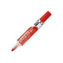 【2セット まとめ買い】 ぺんてる ホワイトボードマーカー ノックル 【中字丸芯 / 赤 10本入り】 直液タイプ EMWLM-B10 【お徳用 まとめ買い お...