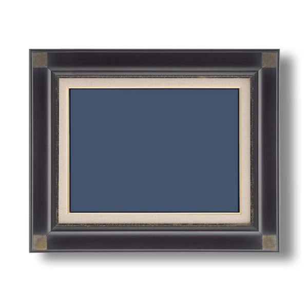 黒金油絵額P6号（410×273mm） 画材 絵具 パネル 額縁 額 フレーム