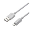 エレコム2A対応microUSBケーブル ホワイト 1.5m RoHS指令準拠 (10物質) MPA-AMB2U15WH 1本(2)