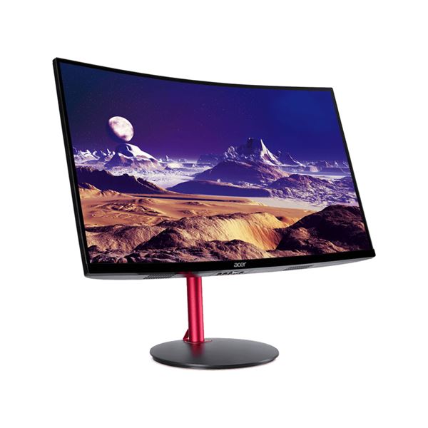 Acer Nitro 27型ワイド液晶ディスプレイ (27型 / 2560×1440 / HDMI、DisplayPort / VA / ブラック / スピーカー:あり / 非光沢 / 湾曲 (1500R) / WQHD / 16:9 / 400cd / 1ms / 165Hz) XZ272UVbmiiphx