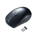 【まとめ買い 5個セット】 サンワサプライ 静音ワイヤレスブルーLEDコンボマウス (ブラック) MA-WBTBL193BKX5 【お徳用 まとめ買い お買い得 業務用 割引 セット販売】