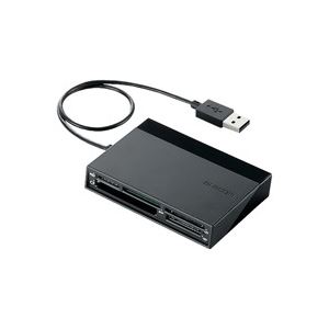 ELECOM エレコム ELECOM メモリリーダライタ ブラック MR-C24BK 【×5セット】 【お徳用 まとめ買い お買い得 業務用 割引 セット販売】