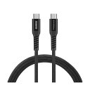 アドテックType-C to C ケーブル (PD60W / 480Mbps) 1.0m ブラック APC-V1006CC-U2-BK1本 【×5セット】 【お徳用 まとめ買い お買い得 業務用 割引 セット販売】(2)