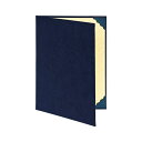 ナカバヤシ 証書ファイル（スエード調） FSS-A4-B 紺 1冊