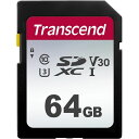 トランセンドジャパン 64GB UHS-I U3 SDXC Card (TLC) TS64GSDC300S PC PC周辺機器 PCアクセサリー PCサプライ・...