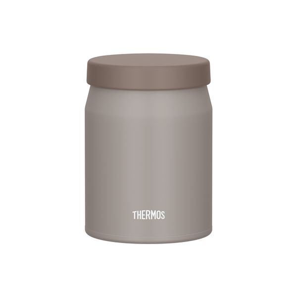 サーモス 真空断熱スープジャー 500ml グレージュ JEF-500