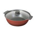 パール金属 旨味 ふっ素加工IH対応ガラス蓋付卓上鍋28cm HB-6966 【 キッチン用品・食器・調理器具 日用雑貨・キッチン用品 キッチン 鍋・フライパン 圧力鍋 】