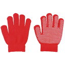 カラーのびのび手袋 すべり止め付 赤 【×10セット】 【お徳用 まとめ買い お買い得 業務用 割引 セット販売】 ( 掃除用品 文房具・事務用品 生活雑貨 オフィス用品 日用品雑貨 日用消耗品 文房具 お掃除 )