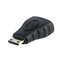 StarTech.com ミニHDMI-HDMI1.4変換アダプター ブラック HDACFM 1個 【×3セット】 【お徳用 まとめ買い お買い得 業務用 割引 セット販売】