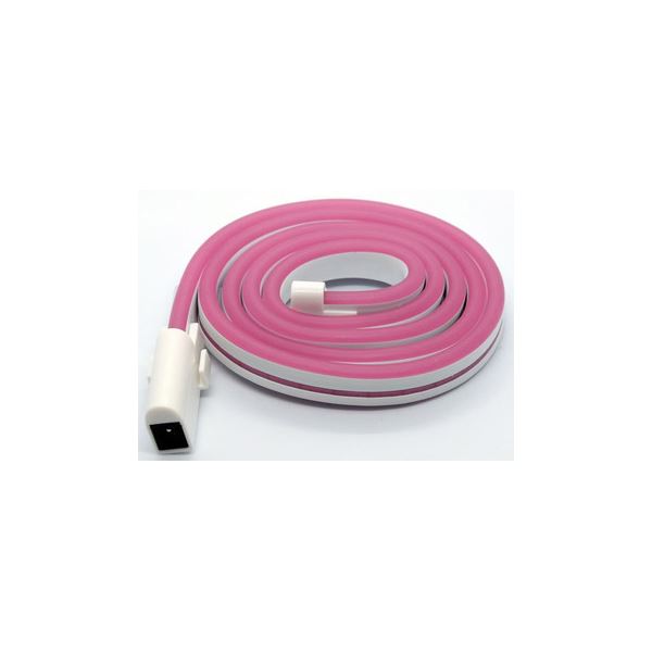 【5個セット】 日本トラストテクノロジー USBネオンチューブライト 1m ピンク NEONLT1M-PKX5