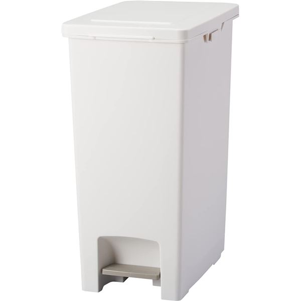 アスベル エバン ASVEL EBAN ペダル スリム 45L ホワイト ( 掃除用品 事務用品 清掃 オフィス用品 日用品雑貨 ゴミ箱 ダストボックス お掃除 )
