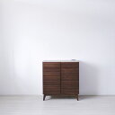 収納棚 オープンラック リビング収納 シェルフ 収納ラック ラック 約幅80×奥行42.5×高さ87.5cm ブラウン オープンレール コンセント付き カウンター リビングボード ダイニング(3)