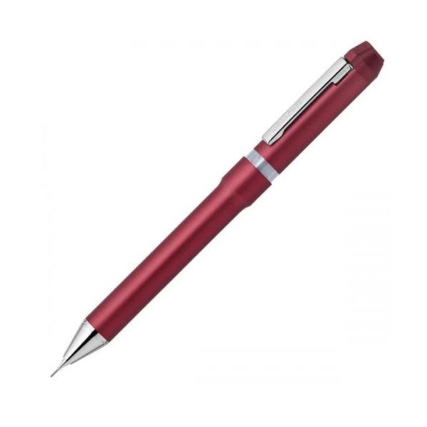 シャーボ ゼブラ シャーボNu 0.7 ワイン 2色ボールペン0.7（黒・赤）+シャープ0.5 文具 オフィス用品 ペン 万年筆
