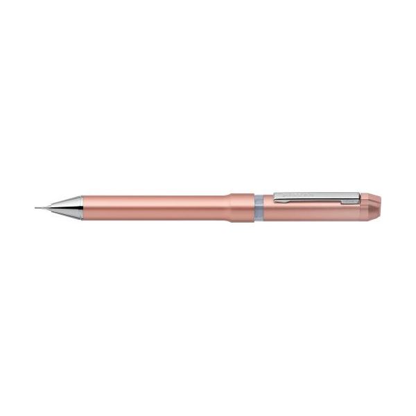 シャーボ ゼブラ シャーボNu 0.5 コーラルピンク 2色ボールペン0.5（黒・赤）+シャープ0.5 文具 オフィス用品 ペン 万年筆
