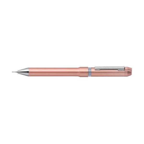 ゼブラ シャーボNu 0.5 コーラルピンク 2色ボールペン0.5 (黒・赤)+シャープ0.5 日用品雑貨・文房具・手芸 文房具・事務用品 文具 オフィス用品 文房具 事務用品 ペン・万年筆