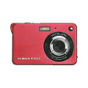 ASAGAO コンパクトデジタルカメラ ASCD2 2.7インチTFT液晶モニター搭載 レッド ASCD2-R(2)
