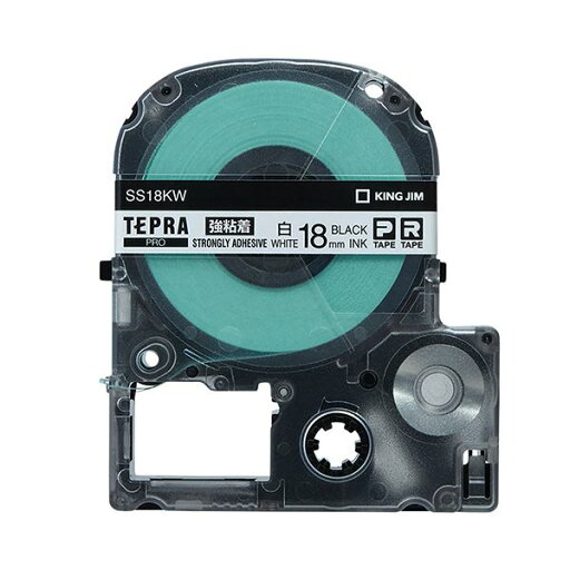 【キングジム 事務用品 KING JIM 文具 オフィス用品 文具】 テプラ PRO テープカートリッジ 強粘着 18mm 白 / 黒文字 SS18KW 1個 【×4セット】 【 まとめ買い お買い得 業務用 割引 オフィス用品 文房具 事務用品】 ラベルシール・プリンタ 【キングジム 事務用品 KING JIM 文具 オフィス用品 文具】 テプラ PRO テープカートリッジ 強粘着 18mm 白 / 黒文字 SS18KW 1個 【×4セット】 【 まとめ買い お買い得 業務用 割引 オフィス用品 文房具 事務用品】 ラベルシール・プリンタ