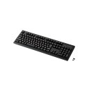 ELECOM エレコム PC機器 ワイヤレスフルキーボード / メンブレン式 / メカニカルライク / 1000万回高耐久 / ブラック TK-FDM088TBK(2)