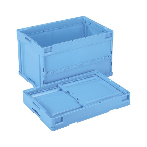 岐阜【プラス 事務用品 PLUS 文具 オフィス用品 文具】 チック工業 折畳みコンテナー 蓋なし ブルー CB-S51NR (ブルー) 日用品雑貨・文房具・手芸 文房具・事務用品 文具 オフィス用品 文房具 事務用品 コンテナ