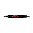 三菱鉛筆 プロッキーツイン PM-120T.24 細字 黒 10本 【×10セット】 【お徳用 まとめ買い お買い得 業務用 割引 セット販売】 日用品雑貨・文房具・手芸 文房具・事務用品 文具 オフィス用品 文房具 事務用品 ペン・万年筆
