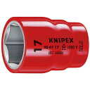 KNIPEX (クニペックス)9847-13 (1 / 2SQ)絶縁ソケット 1000V 1000V絶縁スポーツ・レジャー DIY・工具 DIY・工具(4)
