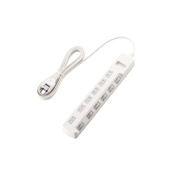 ELECOM 【まとめ買い 2個セット】 エレコム ほこり防止シャッター付 省エネタップ T-E6A-2630WH 【×2セ..