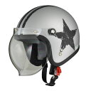 リード工業 (LEAD) スモールジェット MOUSSE ST.SV フリー バイク バイク用品 ヘルメット バイク用品 ヘルメット