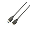 ELECOM エレコム 極細USB3.0ケーブル (A-microB) USB3-AMBX20BK 【×3セット】 【お徳用 まとめ買い お買い得 業務用 割引 セット販売】(2)