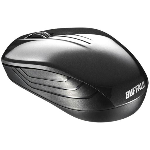 バッファロー 無線 BlueLED 3ボタン スタンダードマウス ブラック BSMBW107BK バッファロー 無線 BlueLED 3ボタン スタンダードマウス ブラック BSMBW107BK