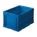 TANOSEE 【お徳用セット】 TANOSEE 折りたたみコンテナ 75L ダークブルー 1台 【×2セット】 【お徳用 まとめ買い お買い得 業務用 割引 セット販売】(3)