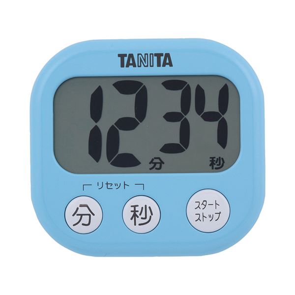 【セット販売 お買い得 値引 まとめ売り】 タニタ でか見えタイマー ブルー TD-384BL 1個 【 5セット】 日用品雑貨・文房具・手芸 キッチン用品 生活雑貨