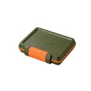 ELECOM エレコム SD / microSDカードケース (耐衝撃) CMC-SDCHD01GN 【×5セット】 【お徳用 まとめ買い お買い得 業務用 割引 セット販売】