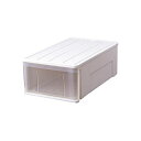 たっぷり収納ケース / 衣装ケース 【幅39cm×高さ23cm】 ホワイト 日本製 ( 掃除用品 文房具・事務用品 生活雑貨 オフィス用品 日用品雑貨 日用消耗品 文房具 お掃除 )