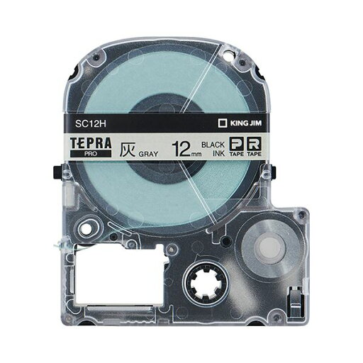 【キングジム 事務用品 KING JIM 文具 オフィス用品 文具】 テプラ PRO テープカートリッジ パステル 12mm 灰色 / 黒文字 SC12H 1個 【×5セット】 【 まとめ買い お買い得 業務用 割引 オフィス用品 文房具 事務用品】 ラベルシール・プリンタ 【キングジム 事務用品 KING JIM 文具 オフィス用品 文具】 テプラ PRO テープカートリッジ パステル 12mm 灰色 / 黒文字 SC12H 1個 【×5セット】 【 まとめ買い お買い得 業務用 割引 オフィス用品 文房具 事務用品】 ラベルシール・プリンタ